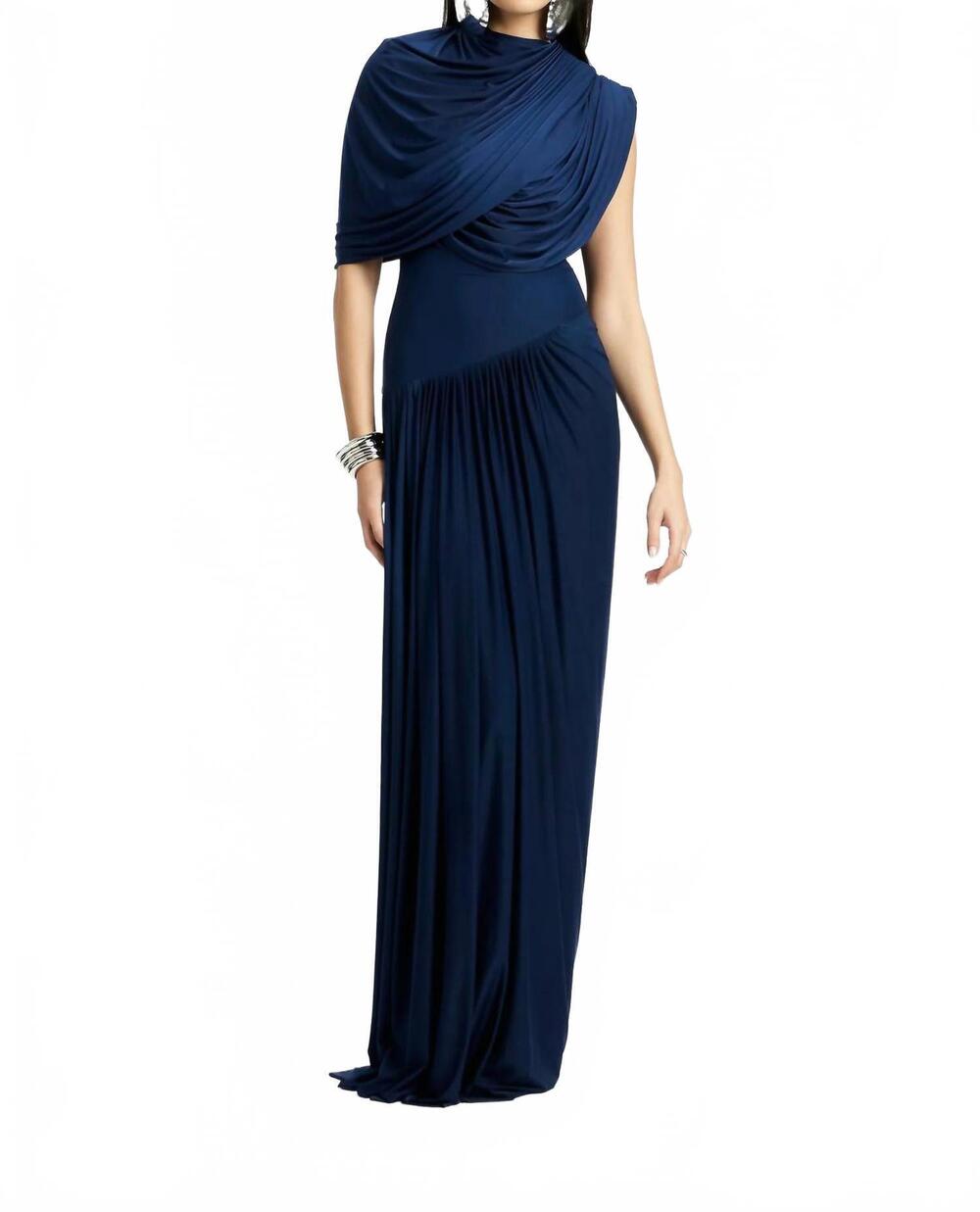 NEW DEME BY GABRIELLA bloom dress in navy